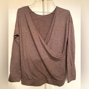 Woman’s size small petite crossover long sleeve top